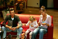 96. Mailand - Sanremo
Danilo Hondo mit Tochter Lara Chantal und Lebensgef�hrtin Sandra