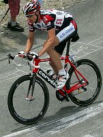 9. Etappe Gerardmer - M�hlhausen
Jens Voigt am Ballon d� Alsace
[� by J�rgen Burkhardt, B�renhofstra�e 25, 70771 Leinfelden-Echterdingen. Telefon 0711/791424, Fax 0711/791437.Postbank Stuttgart(BLZ 600 100 70) Konto 234130-708) www.radsportfoto.de. Bitte zwei Belegexemplare zusenden. Nutzung ist honorarpflichtig gemaess MFM zzgl. 16% MWSt. Drittrechte sind nicht geklaert. NO MODEL RELEASE. Jede Weitergabe dieses Materials an Dritte ohne ausdrueckliche Genehmigung ist untersagt.]

